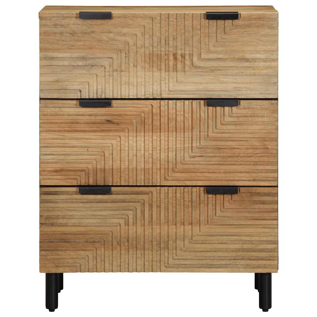 Sideboard καφέ 60x33x75 cm μασίφ ξύλο Mango - Pakobazaar
