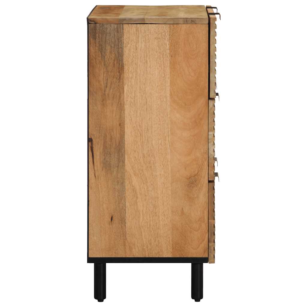 Sideboard καφέ 60x33x75 cm μασίφ ξύλο Mango - Pakobazaar