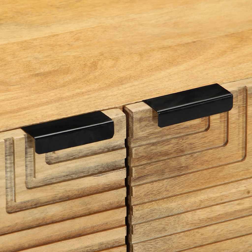 Τραπεζάκι σαλονιού καφέ 80x50x40 cm μασίφ ξύλο Mango - Pakobazaar