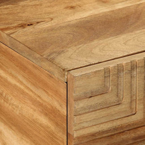 Τραπεζάκι σαλονιού καφέ 100x54x40 cm μασίφ ξύλο Mango