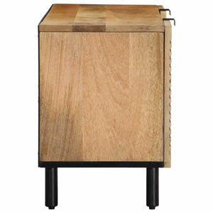 Ντουλάπι τηλεόρασης καφέ 105x33x46 cm από μασίφ ξύλο Mango - Pakobazaar