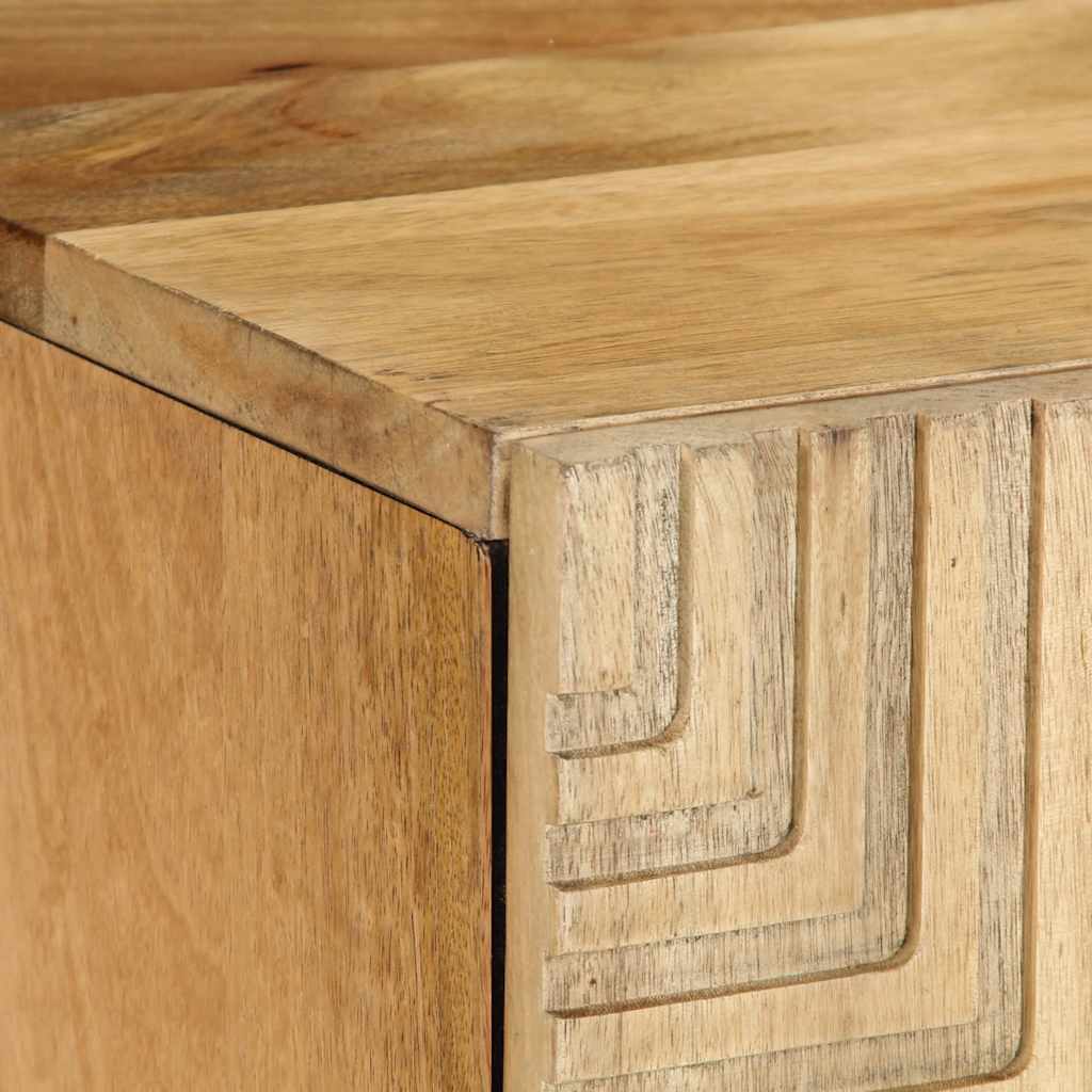 Ντουλάπι τηλεόρασης καφέ 105x33x46 cm από μασίφ ξύλο Mango - Pakobazaar