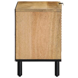 Ντουλάπι τηλεόρασης καφέ 80x31,5x46 cm από μασίφ ξύλο Mango