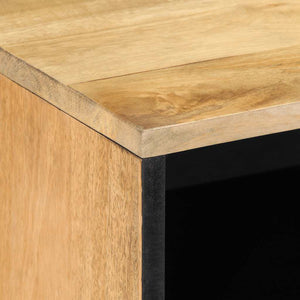 Ντουλάπι τηλεόρασης καφέ 80x31,5x46 cm από μασίφ ξύλο Mango