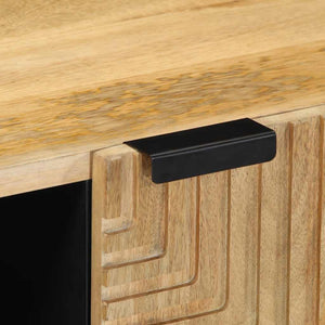 Ντουλάπι τηλεόρασης καφέ 80x31,5x46 cm από μασίφ ξύλο Mango