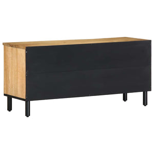 Ντουλάπι τηλεόρασης καφέ 100x33x46 cm μασίφ ξύλο Mango