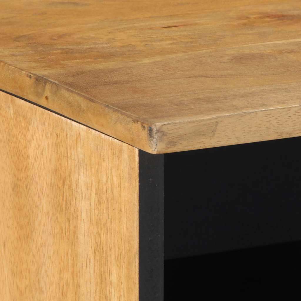 Ντουλάπι τηλεόρασης καφέ 80x33x46 cm μασίφ ξύλο Mango