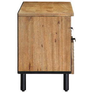 Ντουλάπι τηλεόρασης καφέ 100x33x46 cm μασίφ ξύλο Mango