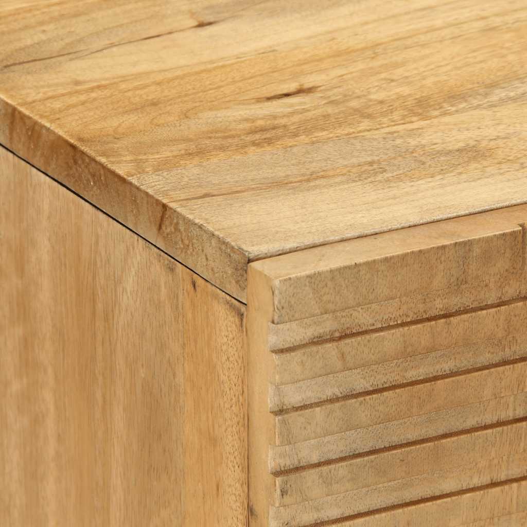 ντουλάπι νιπτήρα μπάνιου καφέ 62x33x58 cm μασίφ ξύλο Mango