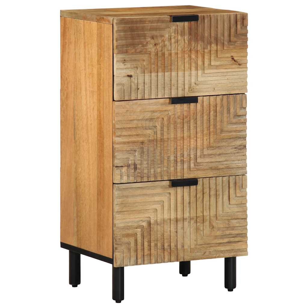 Sideboard καφέ 40x33x75 cm μασίφ ξύλο Mango - Pakobazaar