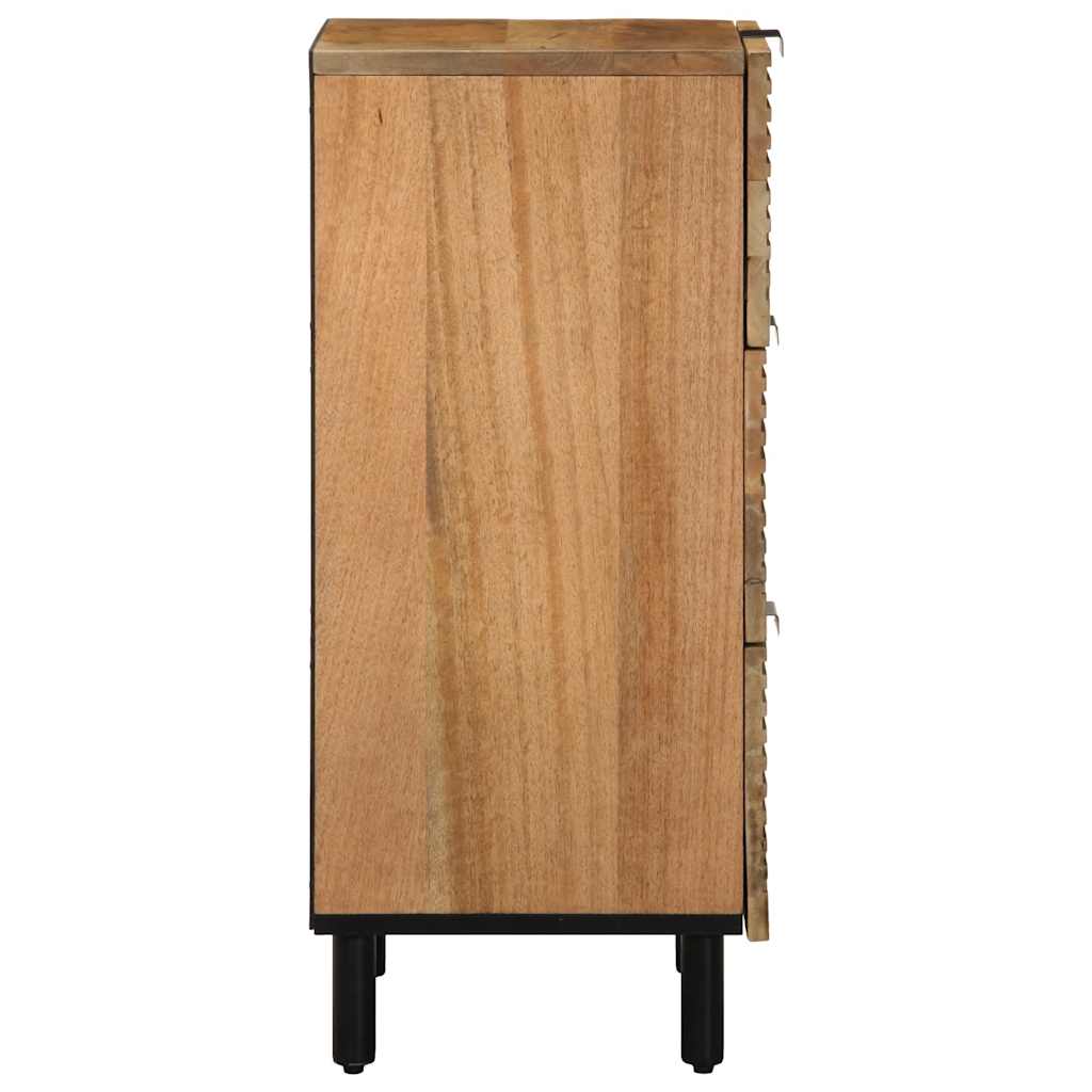 Sideboard καφέ 40x33x75 cm μασίφ ξύλο Mango - Pakobazaar