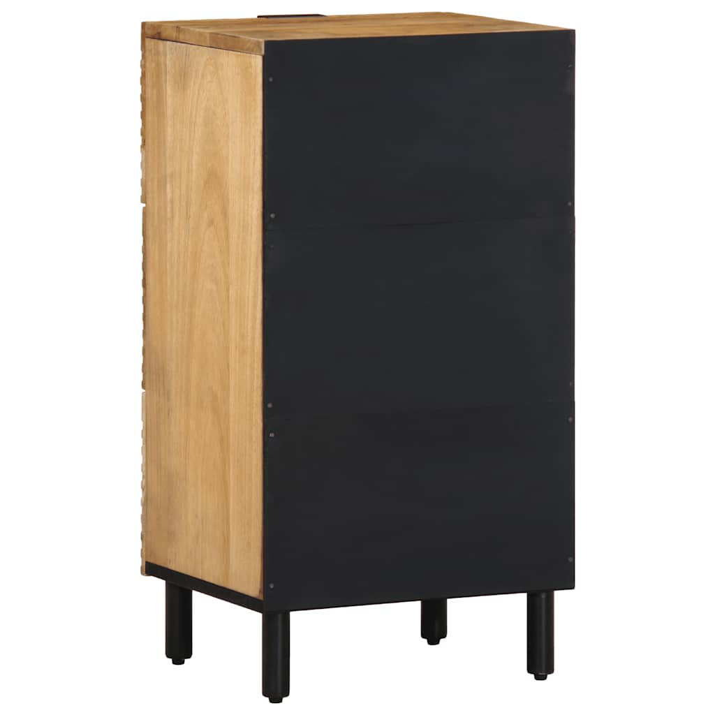 Sideboard καφέ 40x33x75 cm μασίφ ξύλο Mango - Pakobazaar