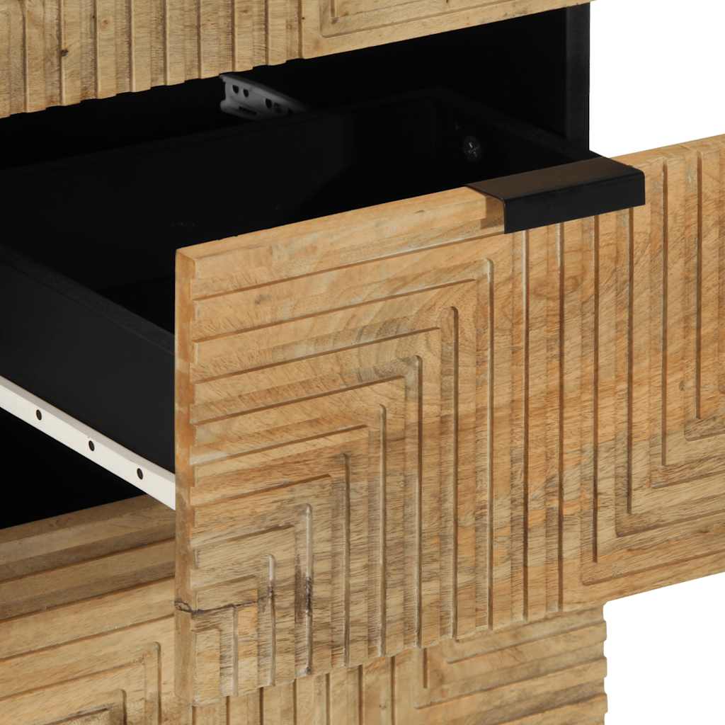 Sideboard καφέ 40x33x75 cm μασίφ ξύλο Mango - Pakobazaar