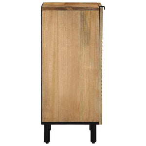 Sideboard καφέ 40x33x75 cm μασίφ ξύλο Mango