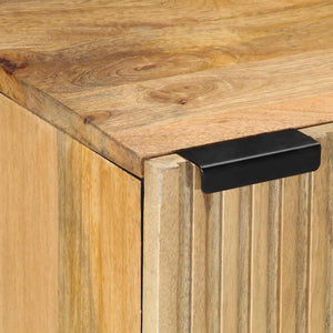 Sideboard καφέ 40x33x75 cm μασίφ ξύλο Mango
