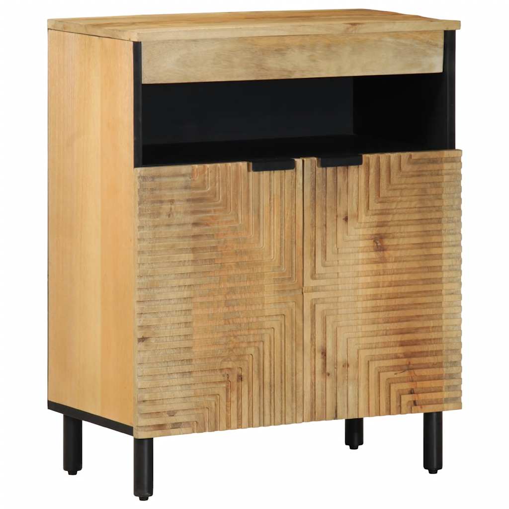 Sideboard καφέ 60x33x75 cm μασίφ ξύλο Mango