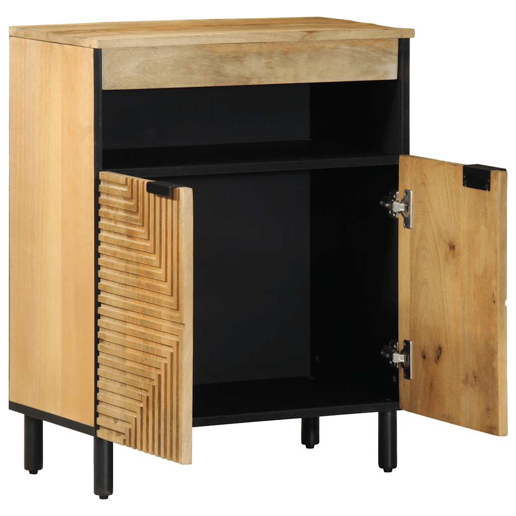 Sideboard καφέ 60x33x75 cm μασίφ ξύλο Mango