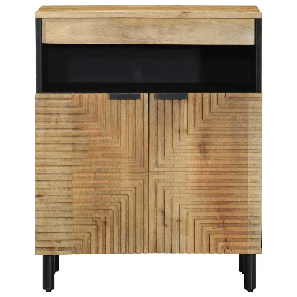 Sideboard καφέ 60x33x75 cm μασίφ ξύλο Mango