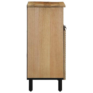 Sideboard καφέ 60x33x75 cm μασίφ ξύλο Mango