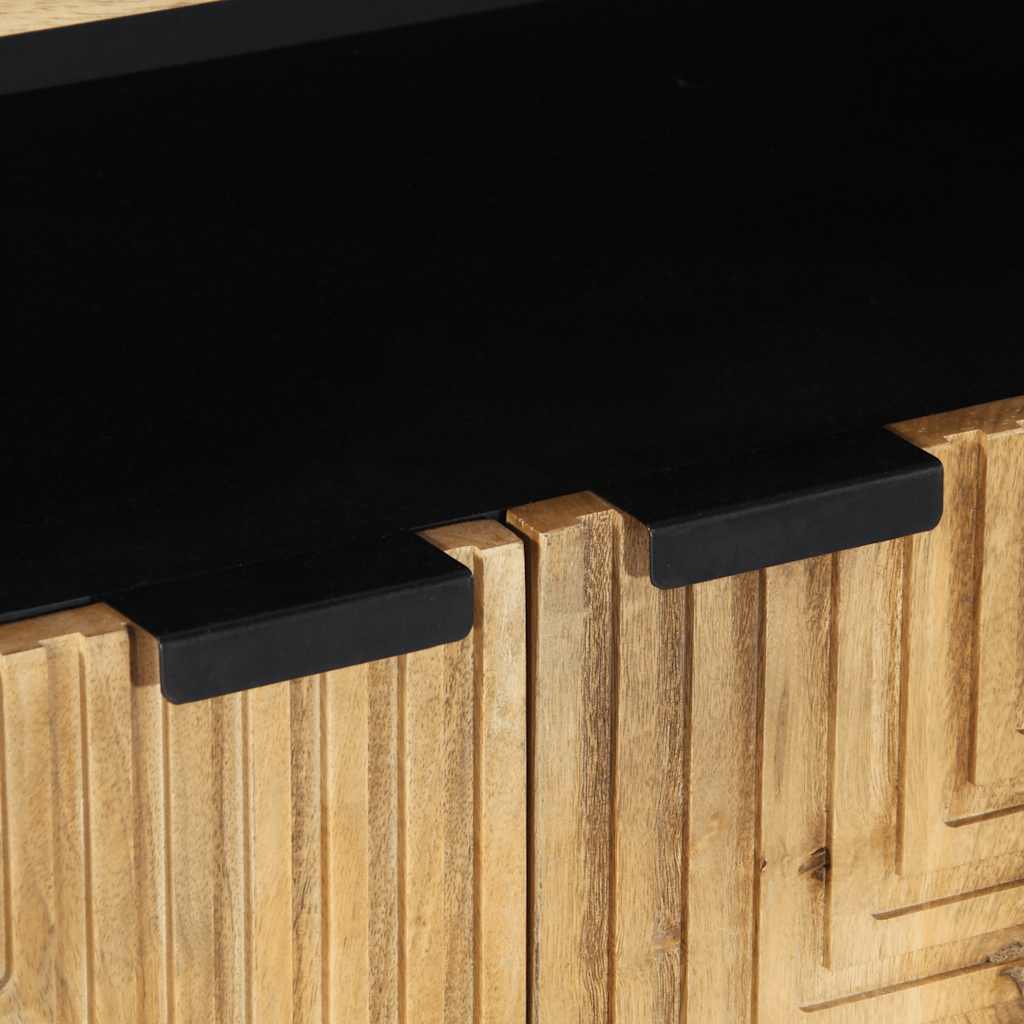 Sideboard καφέ 60x33x75 cm μασίφ ξύλο Mango