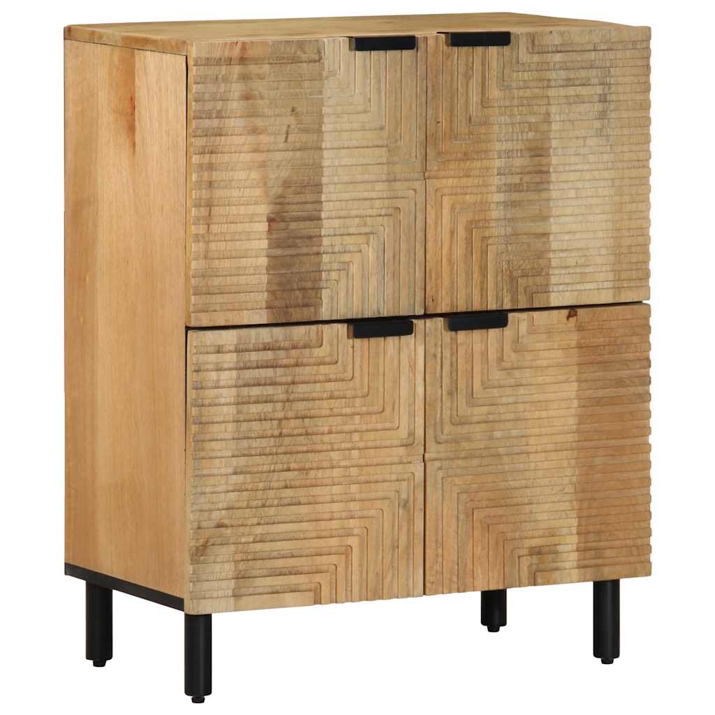 Sideboard καφέ 60x33x75 cm μασίφ ξύλο Mango
