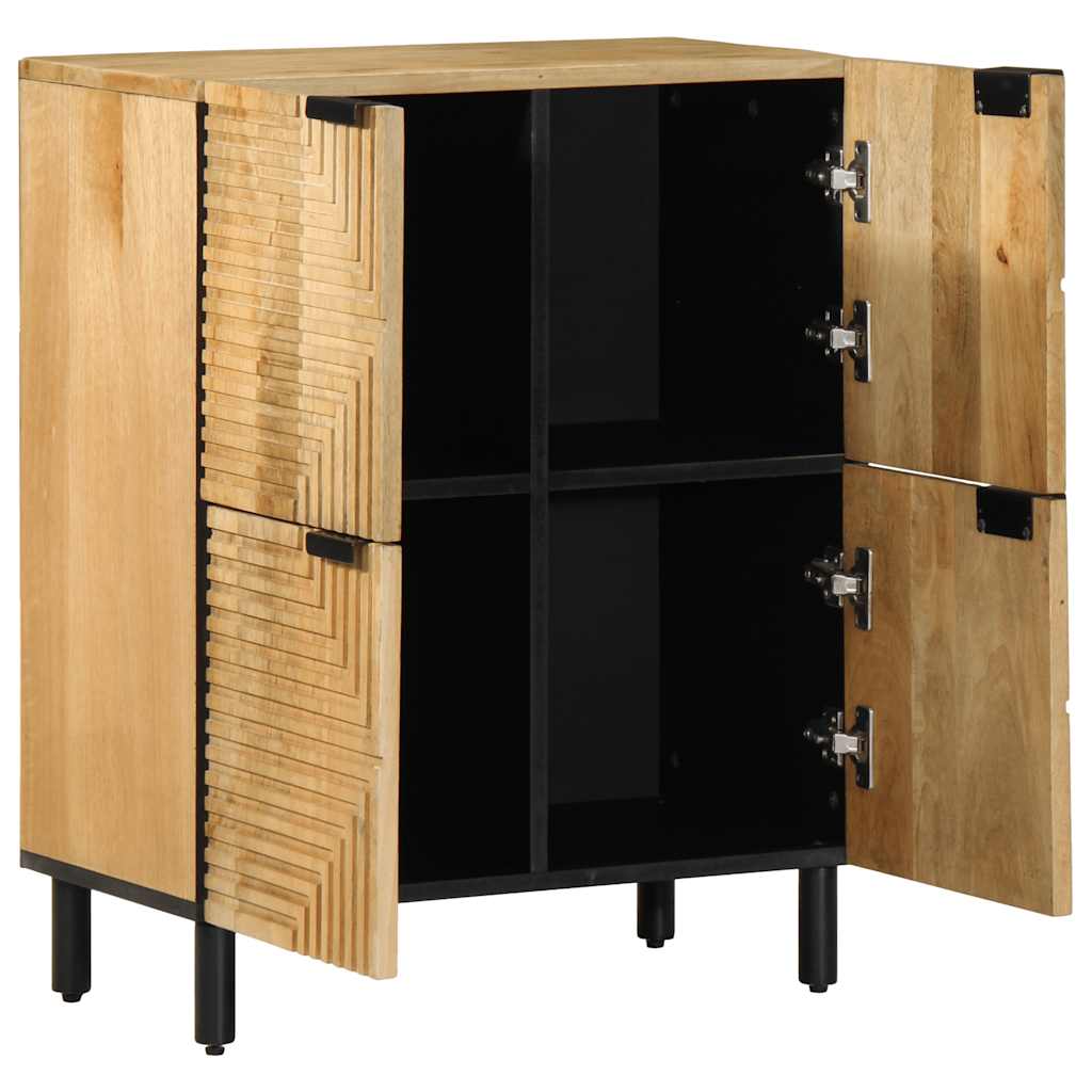 Sideboard καφέ 60x33x75 cm μασίφ ξύλο Mango