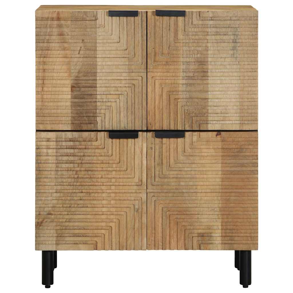 Sideboard καφέ 60x33x75 cm μασίφ ξύλο Mango