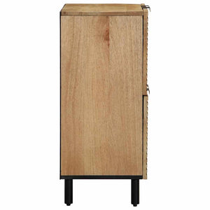Sideboard καφέ 60x33x75 cm μασίφ ξύλο Mango