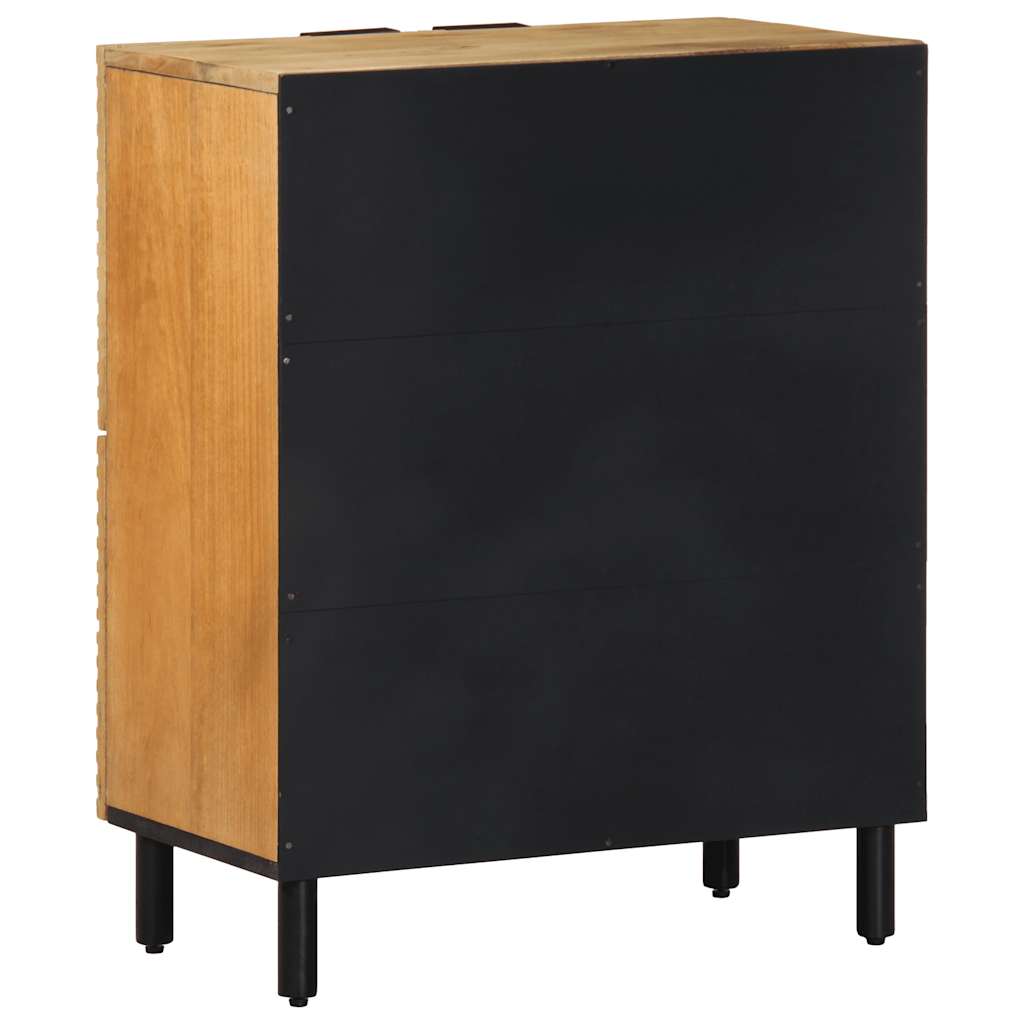 Sideboard καφέ 60x33x75 cm μασίφ ξύλο Mango