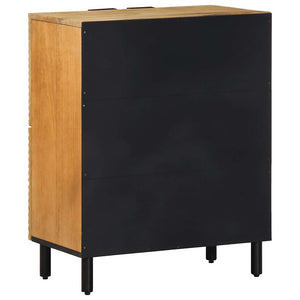 Sideboard καφέ 60x33x75 cm μασίφ ξύλο Mango
