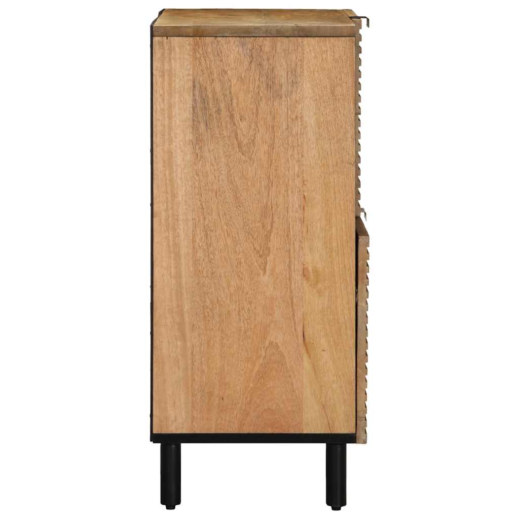 Sideboard καφέ 80x33x75 cm μασίφ ξύλο Mango