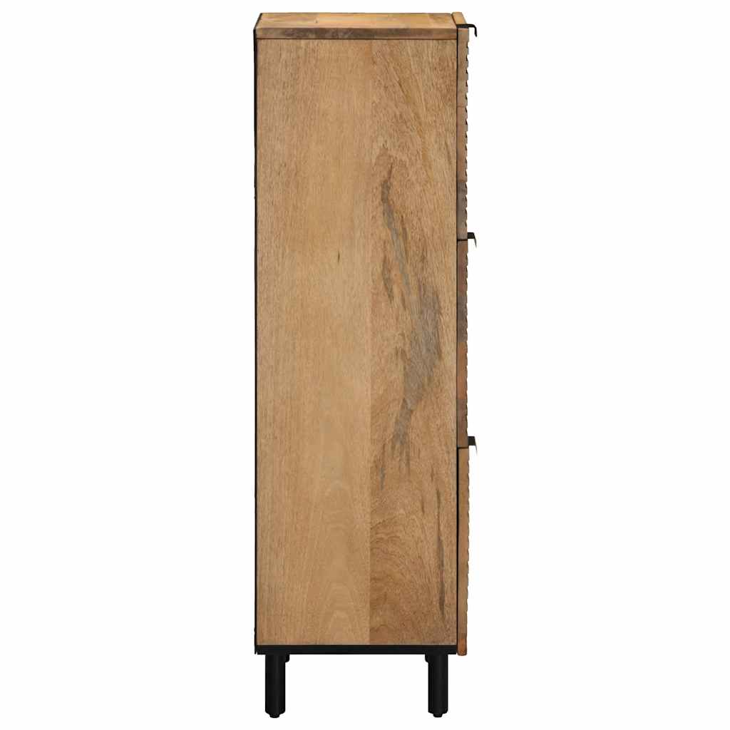 Highboard καφέ 40x33x110 cm μασίφ ξύλο Mango - Pakobazaar