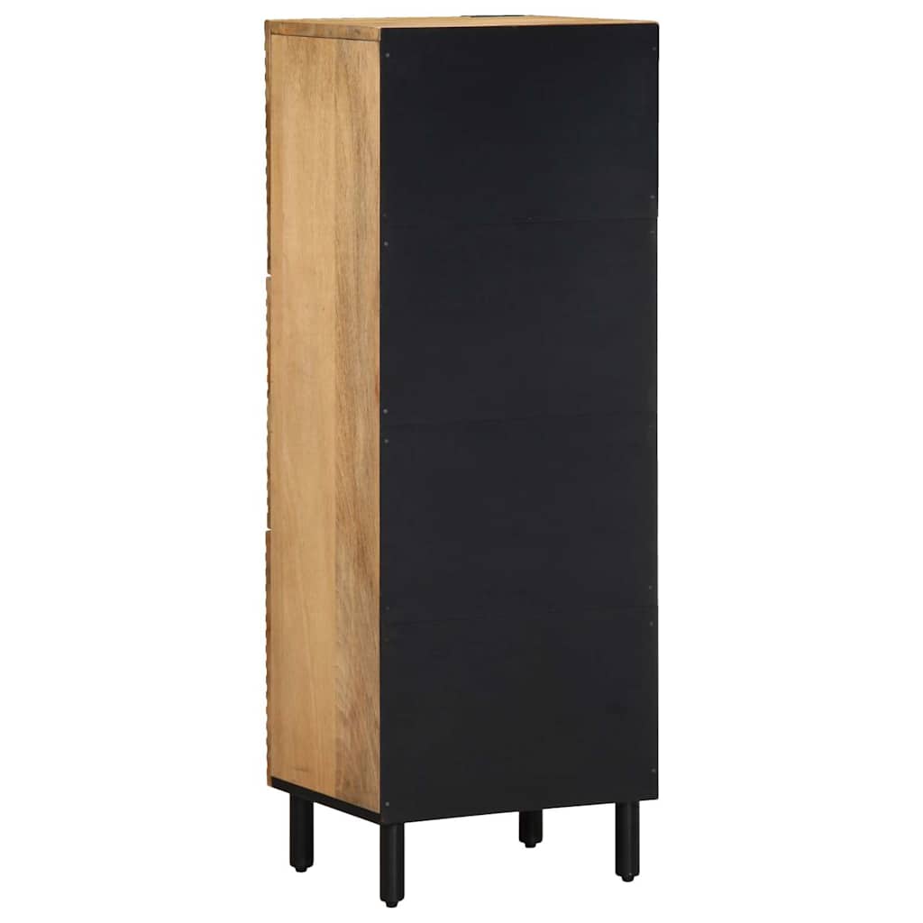 Highboard καφέ 40x33x110 cm μασίφ ξύλο Mango - Pakobazaar