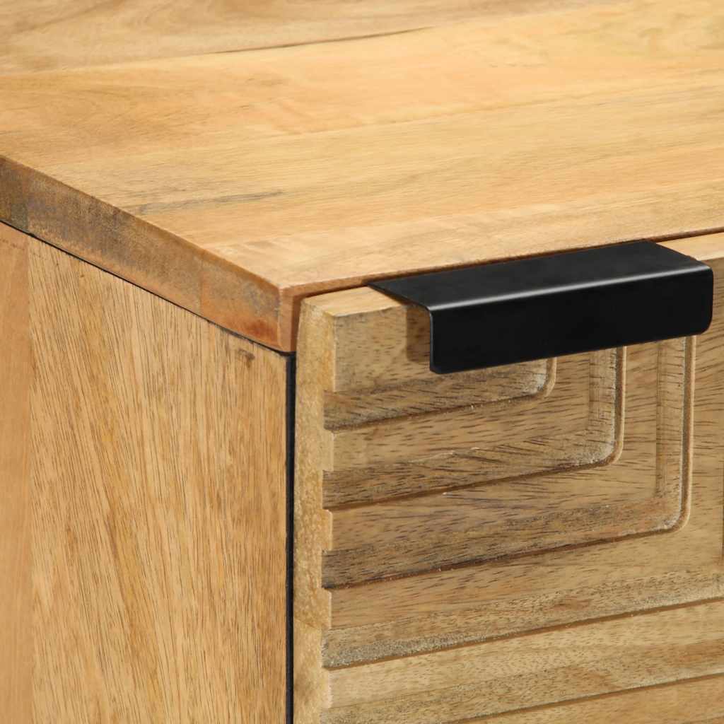 Highboard καφέ 40x33x110 cm μασίφ ξύλο Mango - Pakobazaar