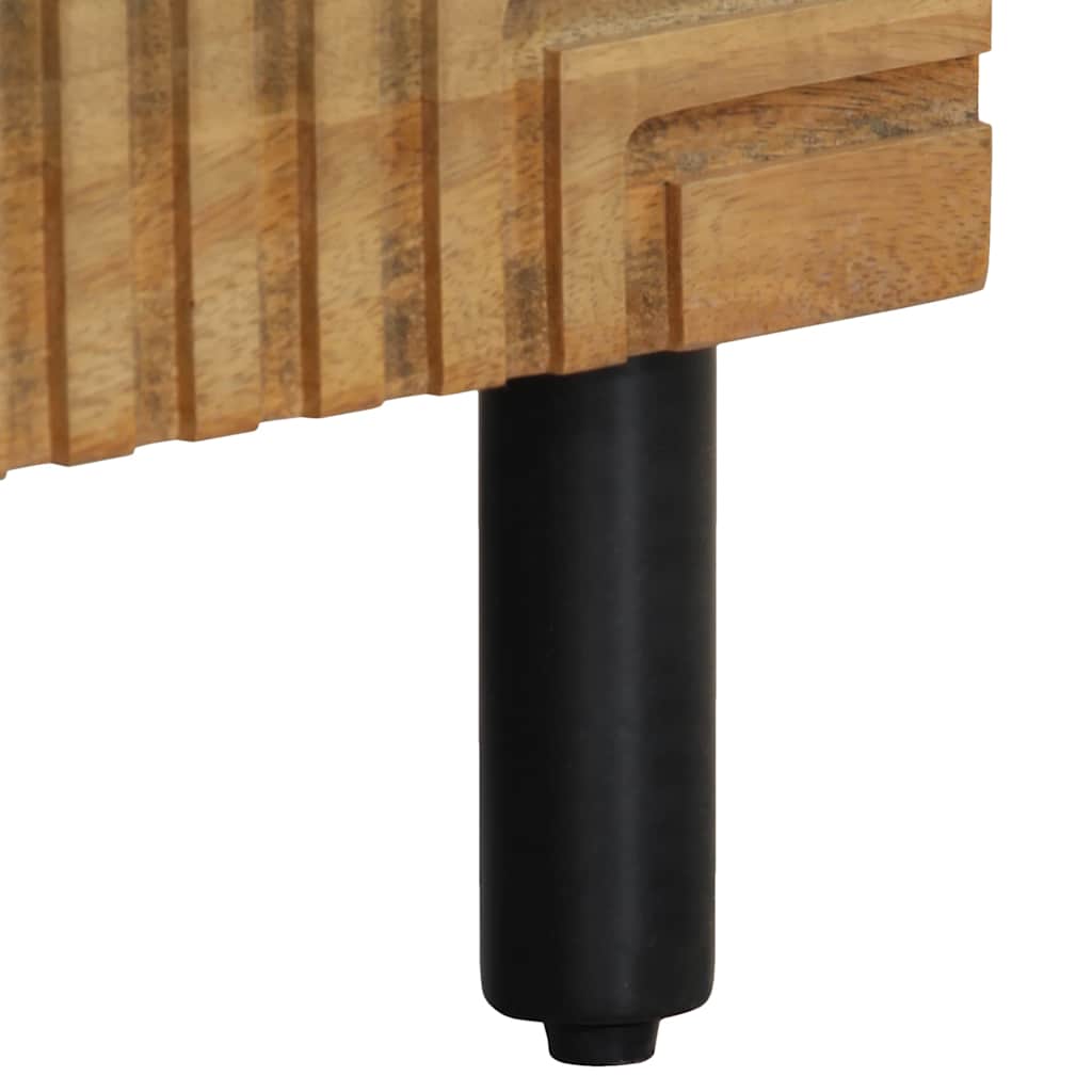 Highboard καφέ 40x33x110 cm μασίφ ξύλο Mango - Pakobazaar