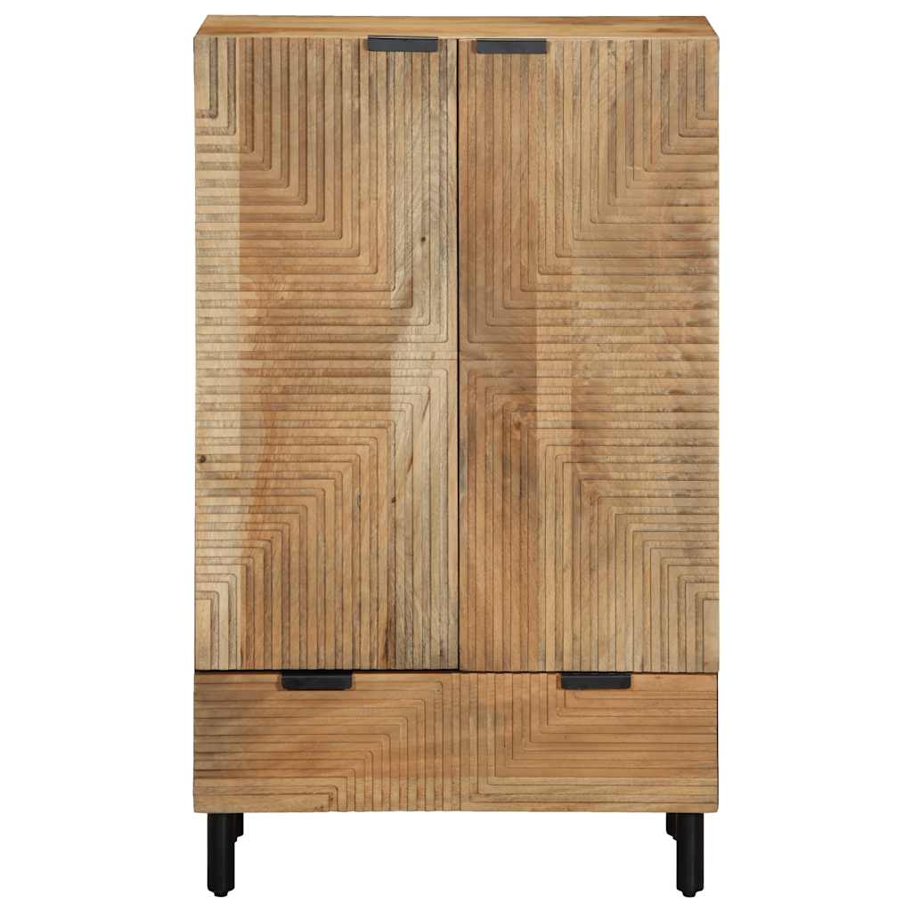Highboard καφέ 60x33x100 cm μασίφ ξύλο Mango - Pakobazaar