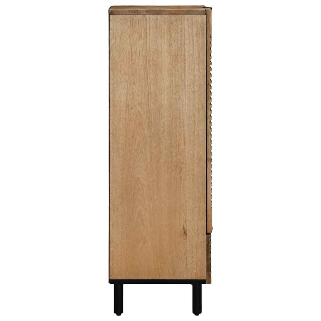 Highboard καφέ 60x33x100 cm μασίφ ξύλο Mango - Pakobazaar