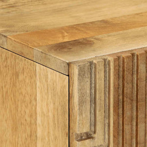 Highboard καφέ 60x33x100 cm μασίφ ξύλο Mango - Pakobazaar