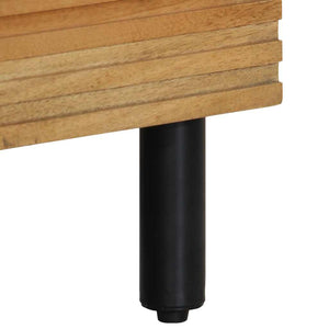 Highboard καφέ 60x33x100 cm μασίφ ξύλο Mango - Pakobazaar