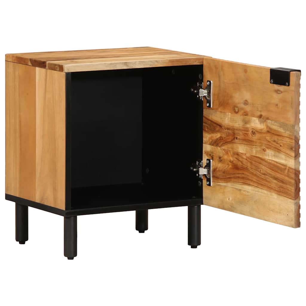 Κομοδίνο 40x33x46 εκ. από Μασίφ Ξύλο Ακακίας - Pakobazaar