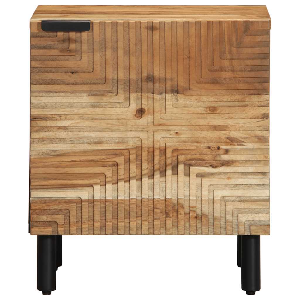 Κομοδίνο 40x33x46 εκ. από Μασίφ Ξύλο Ακακίας - Pakobazaar