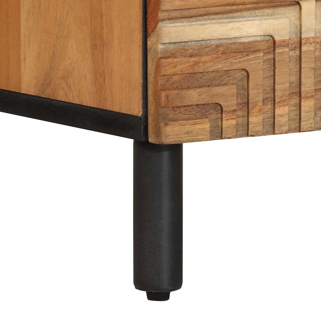 Κομοδίνο 40x33x46 εκ. από Μασίφ Ξύλο Ακακίας - Pakobazaar