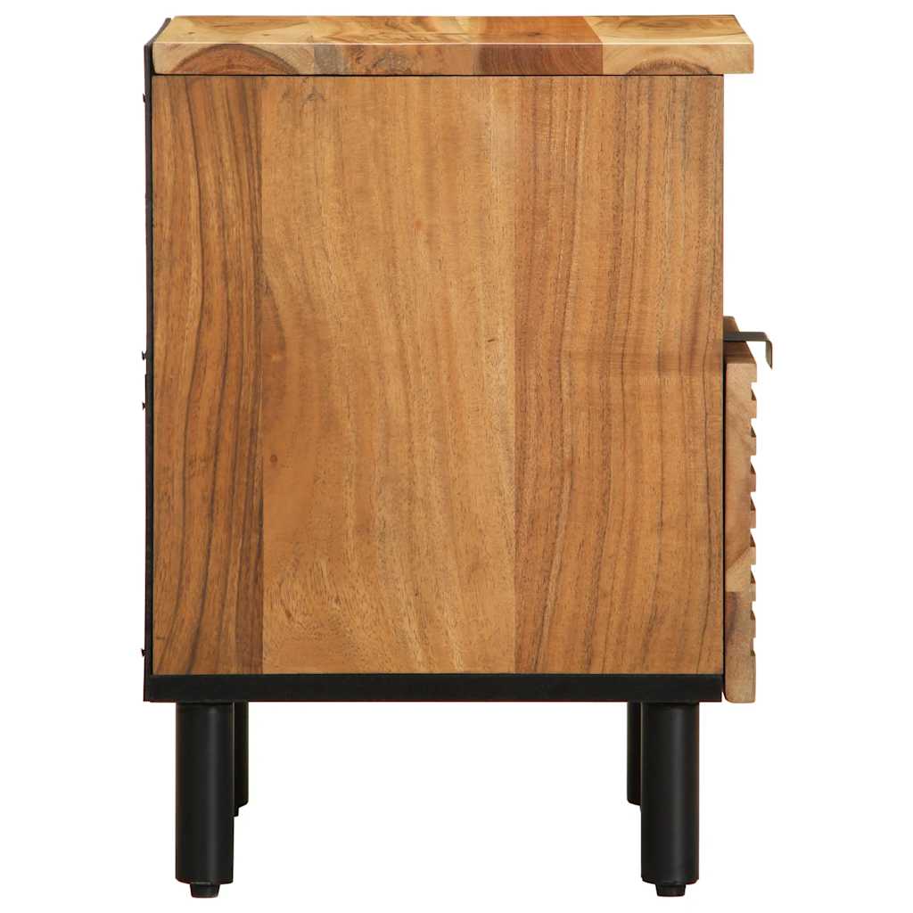 Κομοδίνο 40x33x46 εκ. από Μασίφ Ξύλο Ακακίας - Pakobazaar