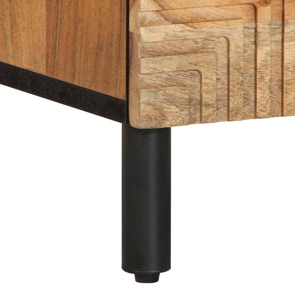 Κομοδίνο 40x33x46 εκ. από Μασίφ Ξύλο Ακακίας - Pakobazaar
