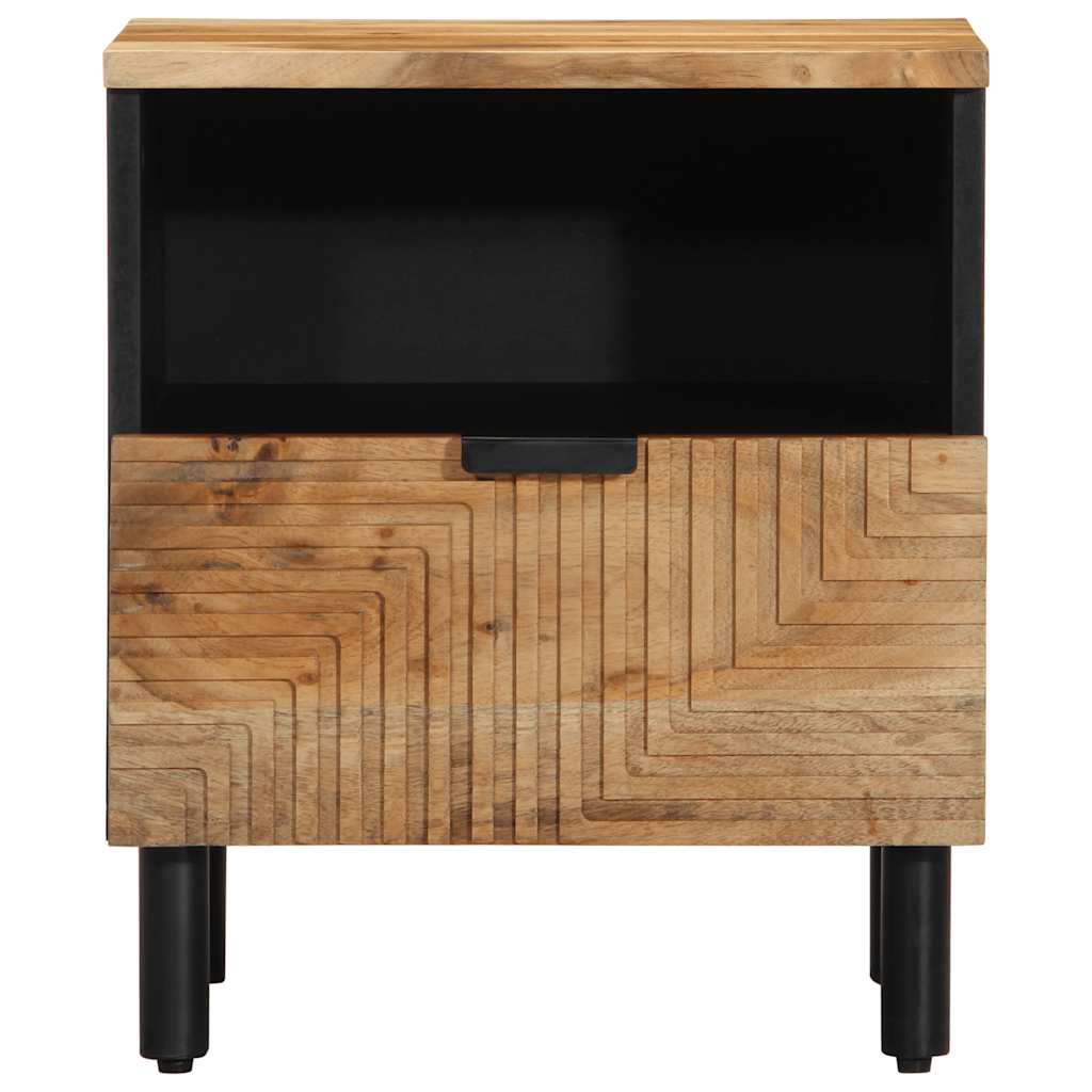 Κομοδίνα 2 τεμ. 40x33x46 εκ. από Μασίφ Ξύλο Ακακίας - Pakobazaar