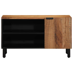 Ντουλάπι TV με ράφι Καφέ 80 x 33 x 46 εκ Στερεό ξύλο μάνγκο