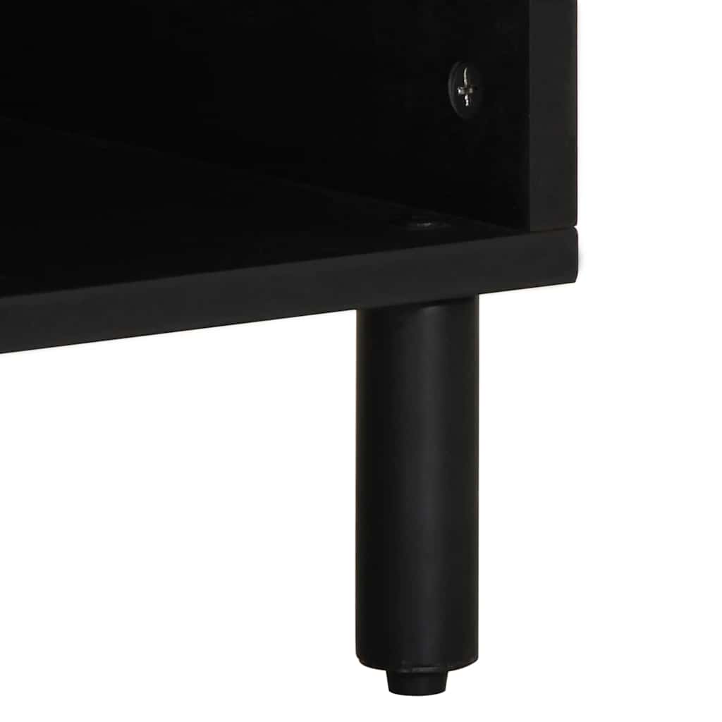 Ντουλάπι TV με ράφι Καφέ 100 x 33 x 46 εκ. Στερεό ξύλο μάνγκο