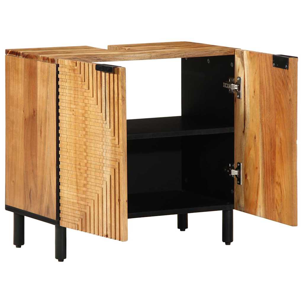 Ντουλάπα Νιπτήρα Mπάνιου Καφέ 62 x 33 x 58 εκ - Pakobazaar