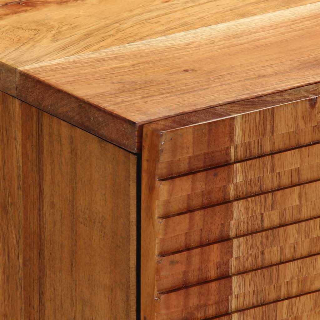 Πλαϊνό γραφείο Καφέ 60 x 33,5 x 75 εκ. Στερεό ξύλο μάνγκο - Pakobazaar