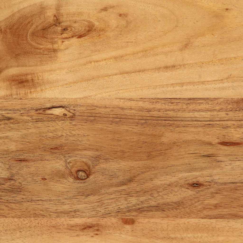 Πλαϊνό γραφείο Καφέ 60 x 33,5 x 75 εκ. Στερεό ξύλο μάνγκο - Pakobazaar